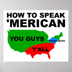 Comment Parler 'Merican Drôle Affiche