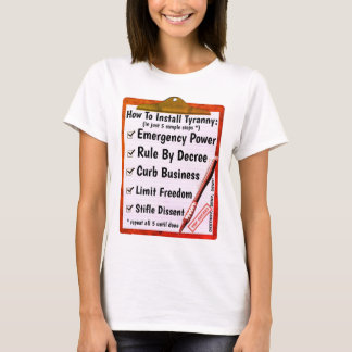 Comment - Tyrannie (lumière) T-shirt