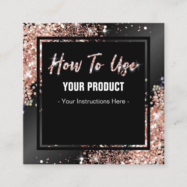 Comment utiliser la carte d'instruction brillante  (Devant)