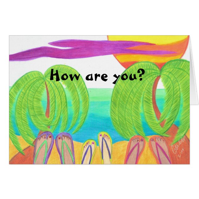 Comment vas-tu ? (Devant horizontal)