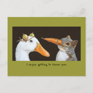 Comment vous connaître carte postale