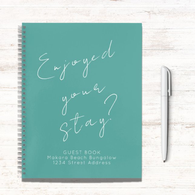 Commentaires clients Livre d'invités Turquoise (Créateur téléchargé)