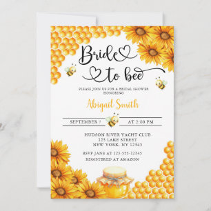 COMMERCE À BEE BRIDAL SHOWOWER Invitation