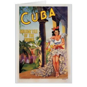Commission Touristique Vintage Cuba Tropiques Voya