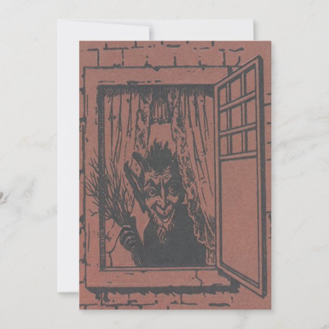 Commutateur de fenêtre Krampus rouge (Devant)