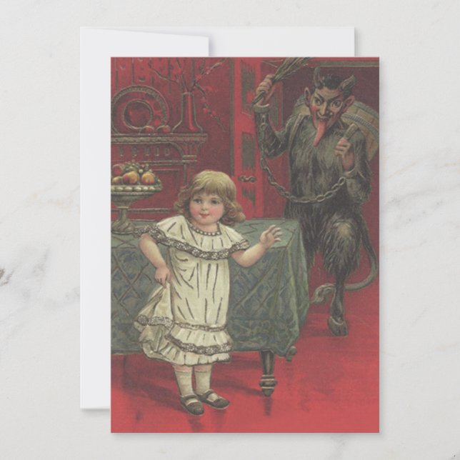 Commutateur de salle à manger Red Krampus Girl (Devant)