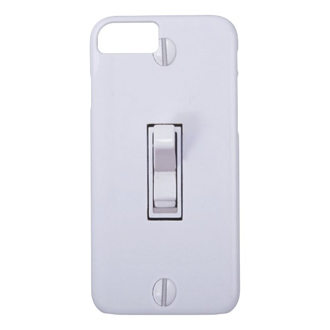 Commutateur léger amusant iPhone 7 coque (Dos)