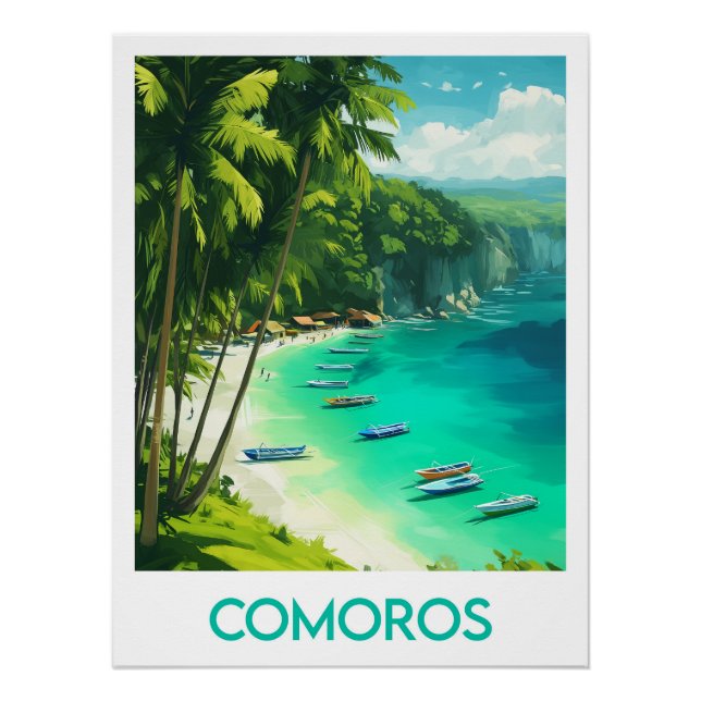 Comoros Poster (Devant)