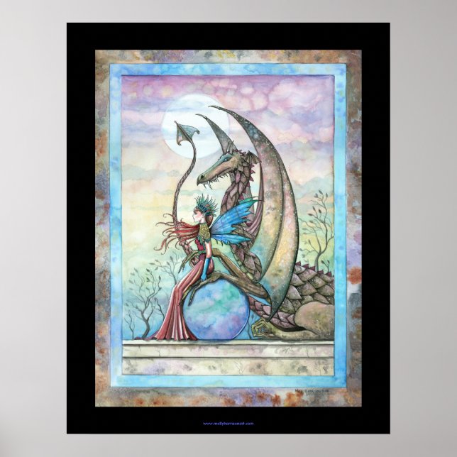Compagnons célestes Affiche du dragon féerique (Devant)