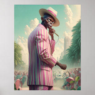 Compère - Poster d'art surréaliste