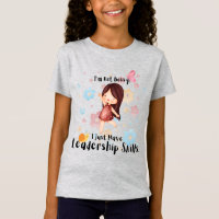 Compétences en leadership T-shirt pour filles