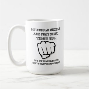 Compétences humaines Drôle Mug