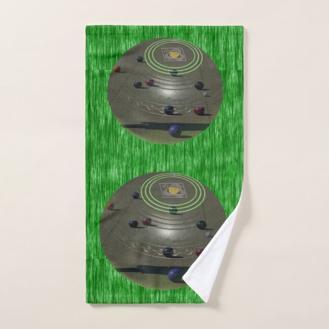 Compétition Pelouse Bowl. (Serviette à main)