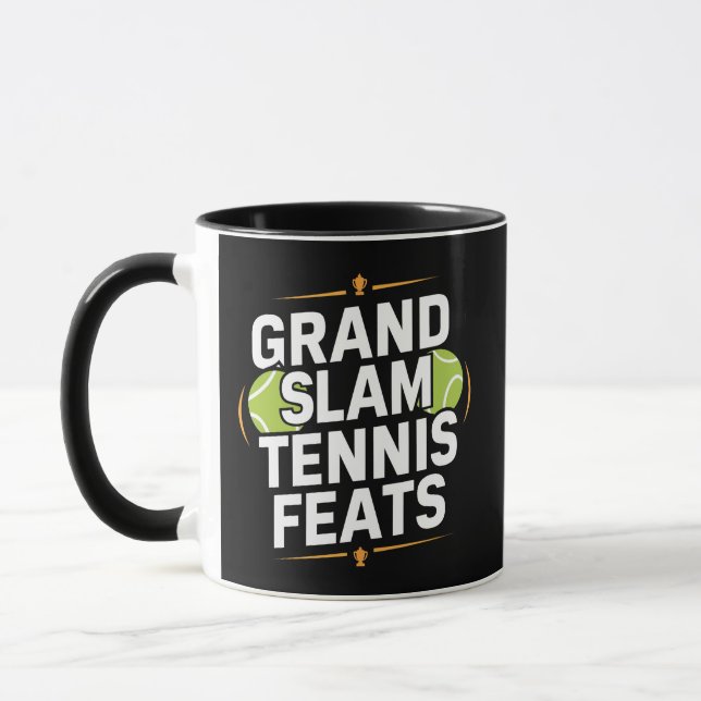 Compétitions de tennis du Grand Chelem, tasses de  (Gauche)