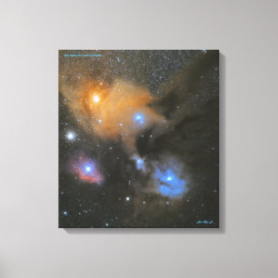Complexe cloud Rho Ophiuchi Toile Imprimer