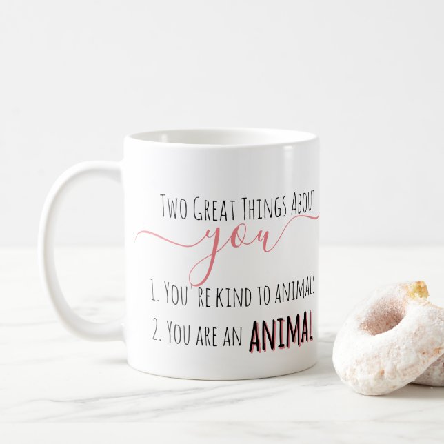 Complique drôle et coquine Nom du café Mug (Avec donut)