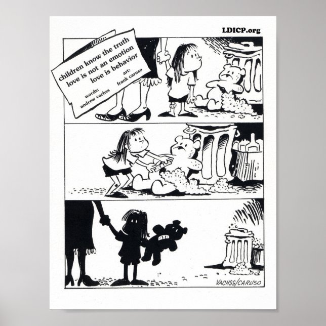 Comportement Est La Vérité 8,5 x 11 Impression (Devant)