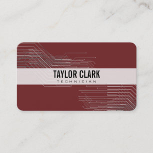 Composant de carte de circuit Deep Red