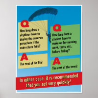 Composez la date limite de travail. Un poster de c