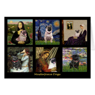 Composite de pug d'art célèbre #1