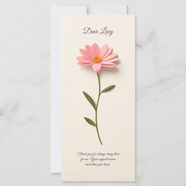 Composition avec fleur et gratitude (Devant)