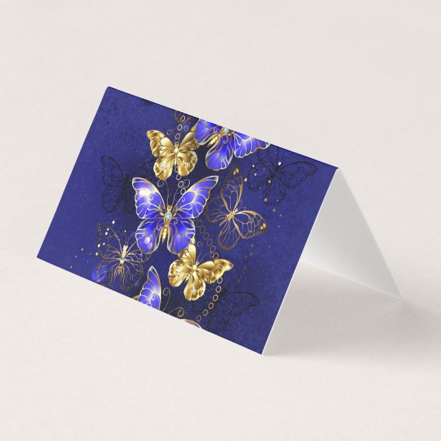Composition avec papillons Sapphire (Front)