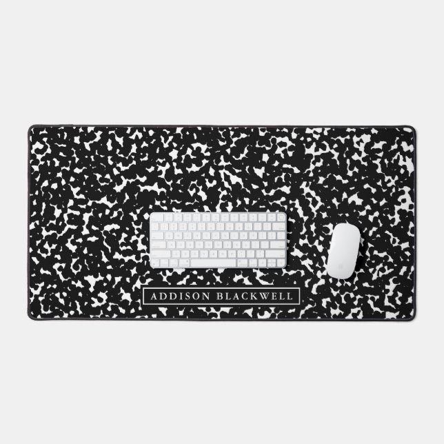 Composition Carnet Mat avec nom personnalisé (Clavier et souris)