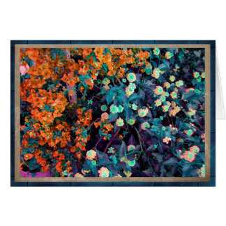 Composition colorée en fleur