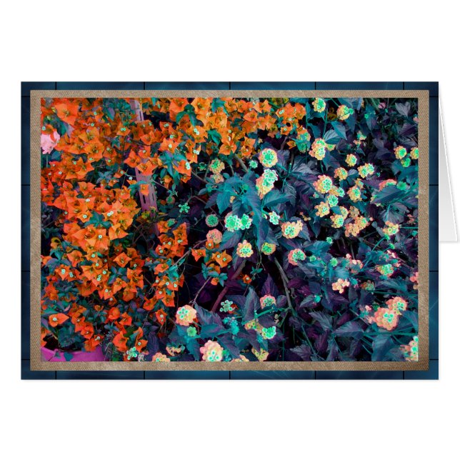 Composition colorée en fleur (Devant horizontal)