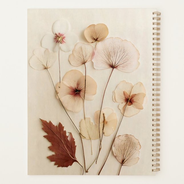 Composition de fleurs sauvages vintage (Dos)