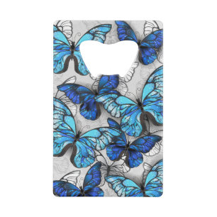 Composition des White and Blue Butterflies