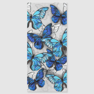Composition des White and Blue Butterflies