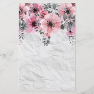 Composition florale élégante antique romantique