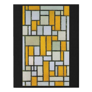 Composition Jaune et Gris, Mondrian