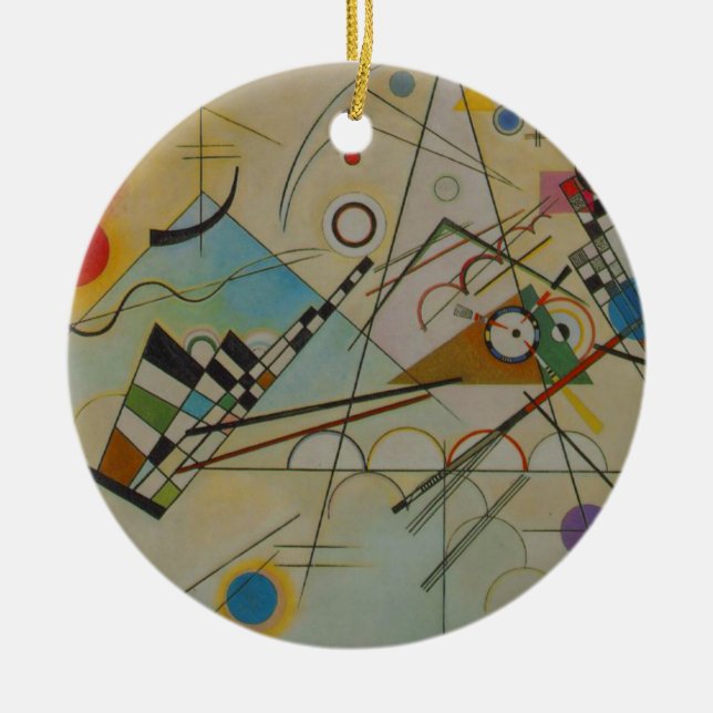 Composition Kandinsky VIII Ornement en céramique c (Devant)