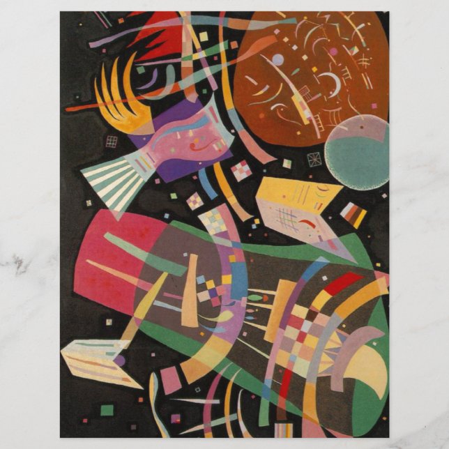 Composition Kandinsky X Oeuvre Abstraite (Devant)