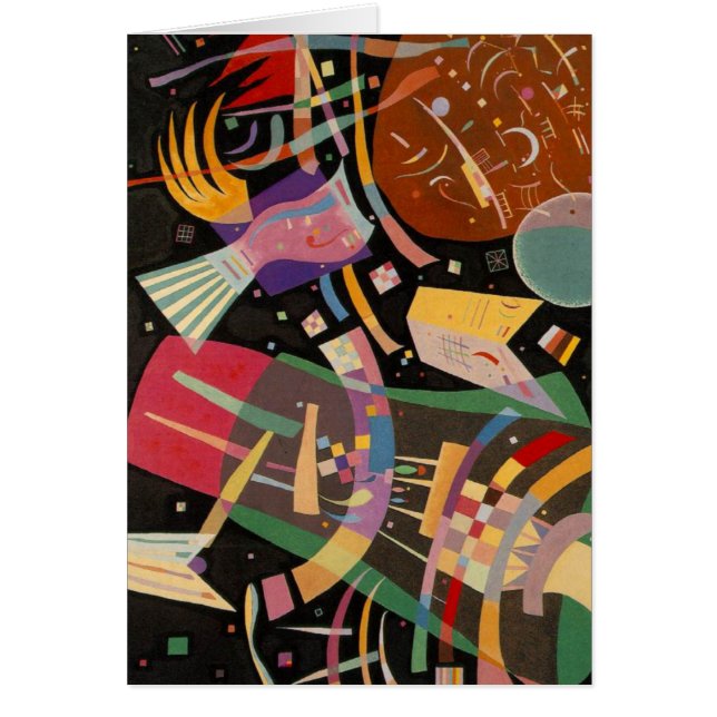 Composition Kandinsky X Oeuvre Abstraite (Devant)