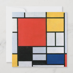 Composition Rouge, Jaune, Bleu, Noir Mondriaan