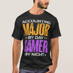 Comptabilité Major Joueur Jour Par Soirée T-shirt