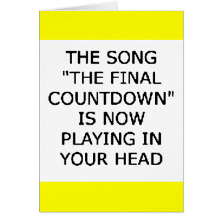 compte à rebours final de la chanson maintenant jo