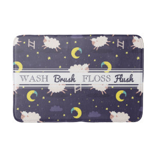 Compte du tapis de bain de moutons