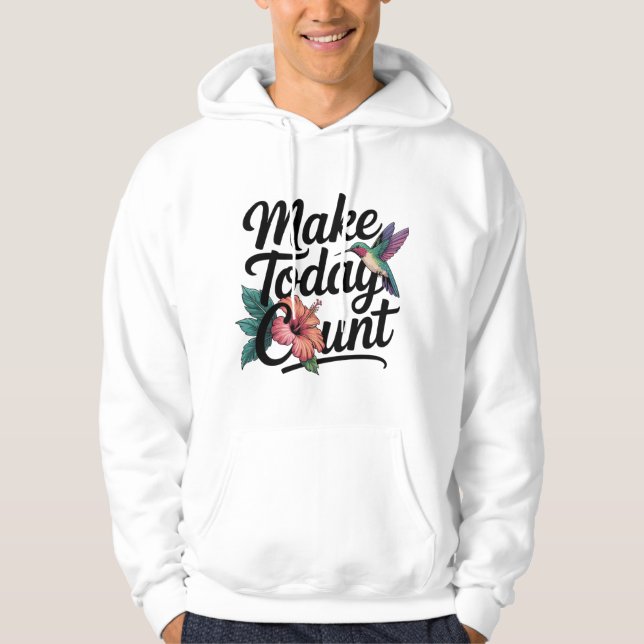 Compter aujourd'hui Sweat - shirt à capuche - Devi (Devant)