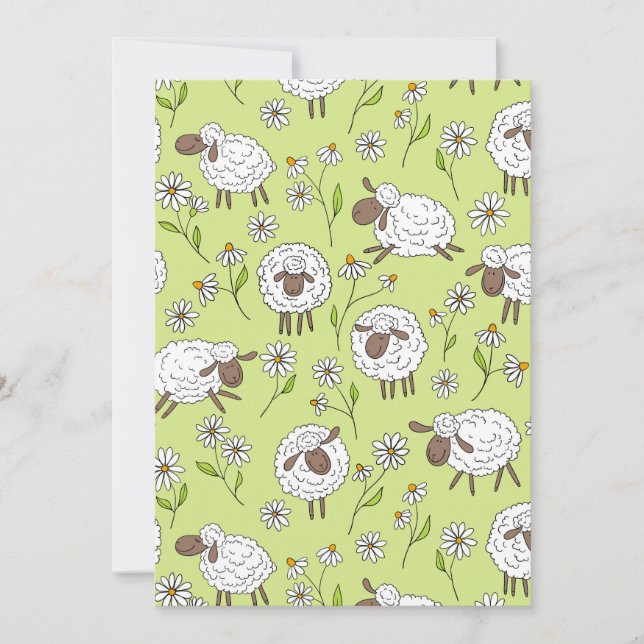 Compter les moutons sur un vert miel (Devant)