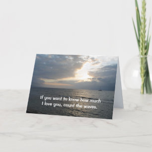 Compter Les Vagues Que Je T'Aime Carte