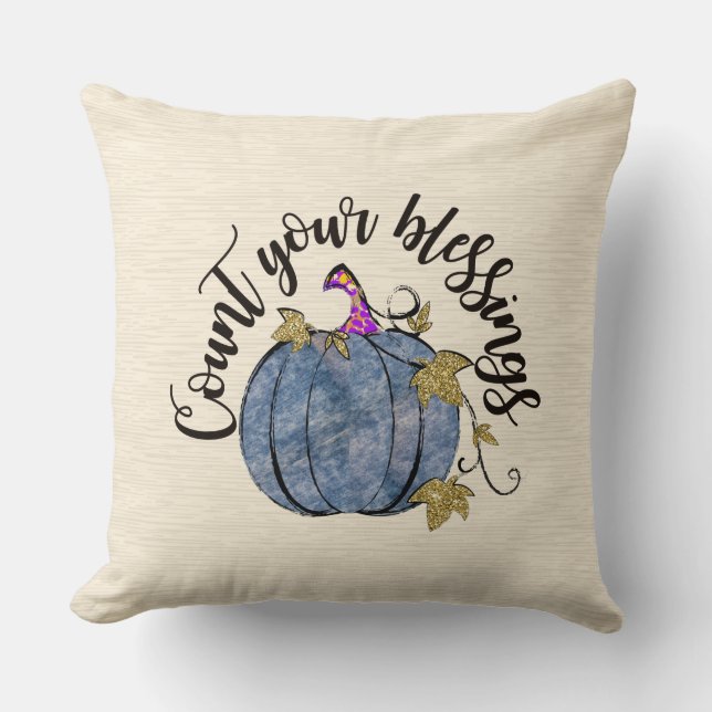 Comptez votre Coussin d'automne de crème bénie (Recto)