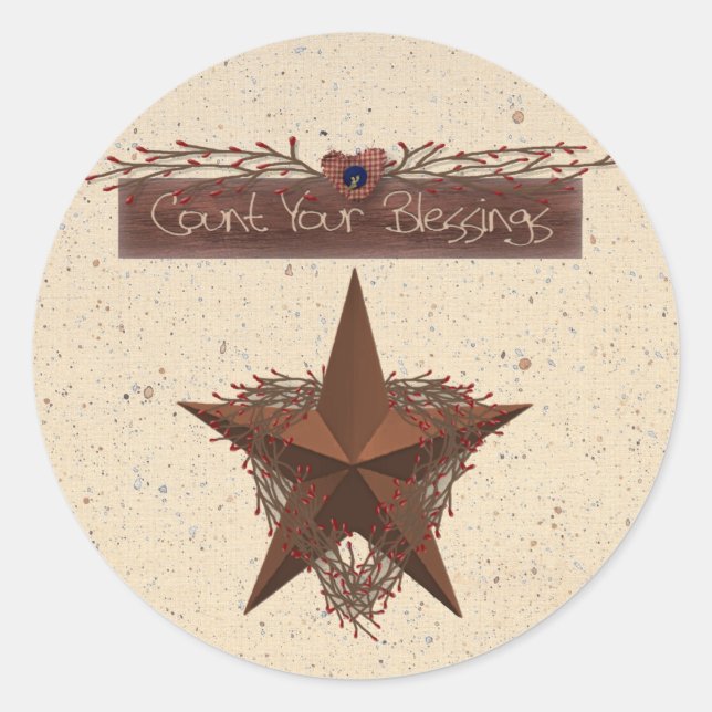 Comptez votre sticker de bénédictions (Devant)