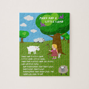 Comptine Marie avait un petit agneau Puzzle