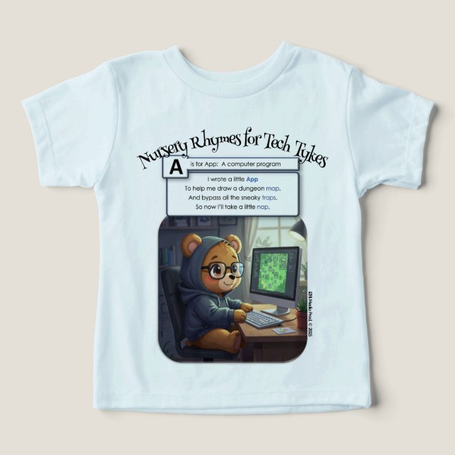 Comptines pour jeunes technophiles : A est pour Ap (Design Recto)