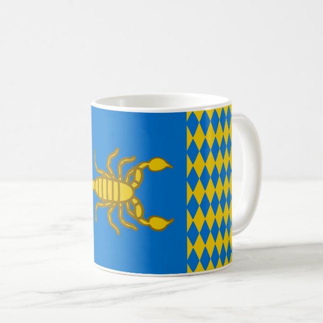 Comté d'al-Sahid Populace Badge Coffee Mug (Devant droit)