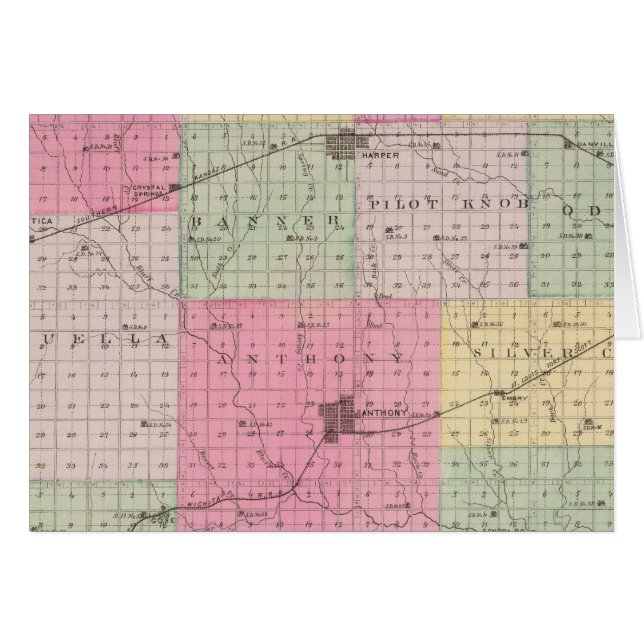 Comté de Harper, Kansas (Devant horizontal)